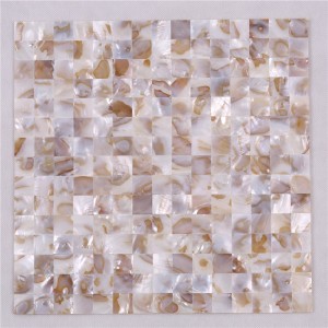 mauer art natürlichen shell mosaik für villa.