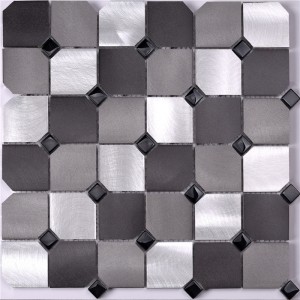 glas und aluminium - mosaik - haus - wall - kacheln