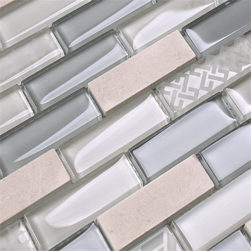 schöne einzigartige design kristallglas - mosaik - fliesen kaputt