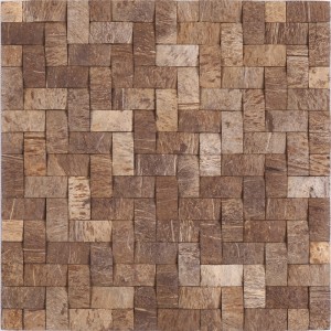yk03 natürlichen platz kokosnuss mosaik - fliesen holz aus mosaiksteinen