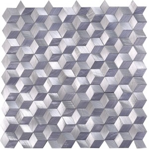 Lila Metallic Backsplash Fliesen Mosaik für Dekoration HLC17