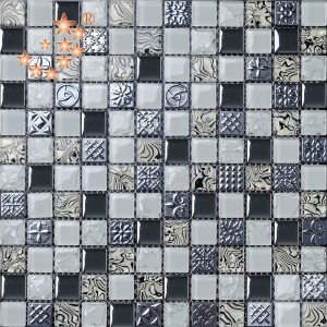 AE01 China Lieferanten marokkanischen Kristall Glaswand Fliesen Papier Mosaik